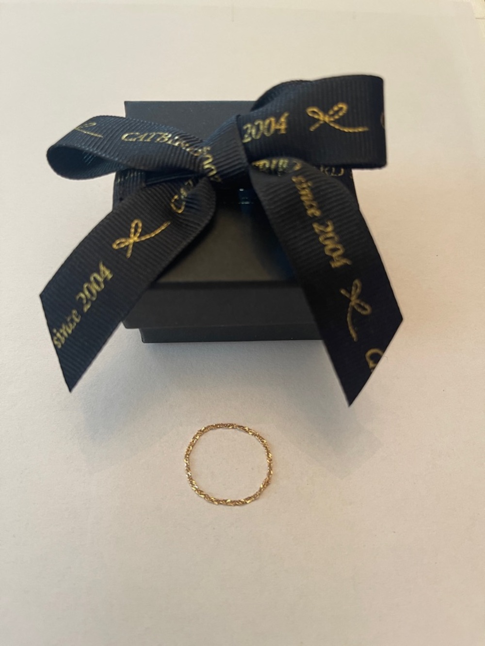 Catbird NYC Sweet Nothing Gold Chain Ring - Picture 4 of 9